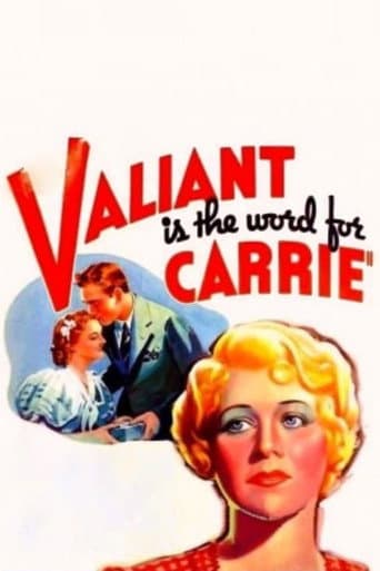 Valiant Is the Word for Carrie poster