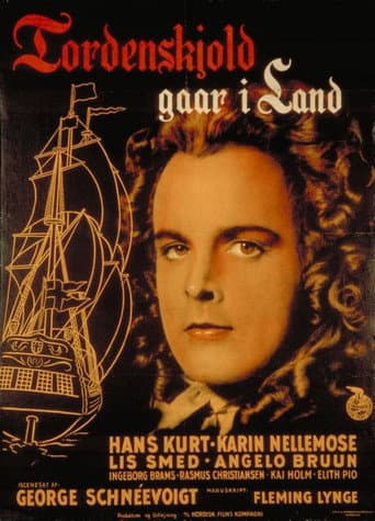 Tordenskjold gaar i Land poster