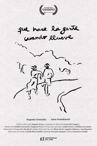 Qué hace la gente cuando llueve poster