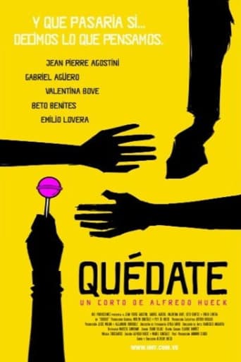 Quédate poster