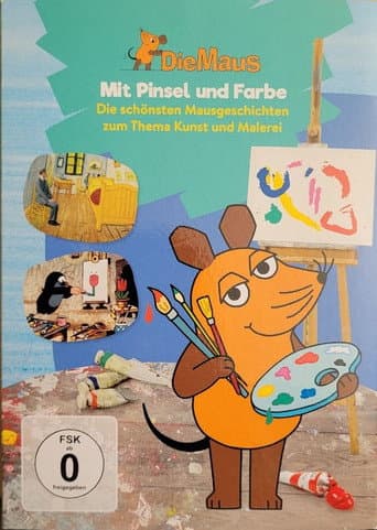 Die Maus - Mit Pinsel und Farbe poster