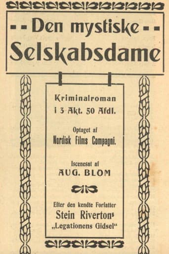 Den mystiske selskabsdame poster