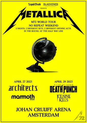 Metallica: M72 World Tour Live in Amsterdam - Night 2 poster