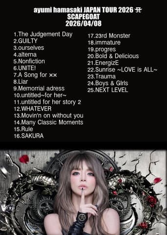 ayumi hamasaki JAPAN TOUR 2026 A -Scapegoat- poster
