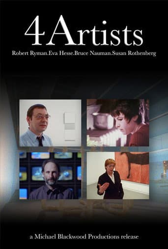 4 Artists: Robert Ryman, Eva Hesse, Bruce Nauman, Susan Rothenberg poster