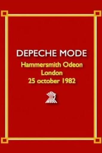 Depeche Mode - Live at Hammersmith Odeon 1982 poster