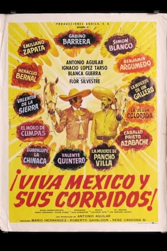 Viva México y sus corridos poster
