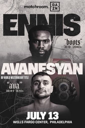 Jaron Ennis vs. David Avanesyan poster