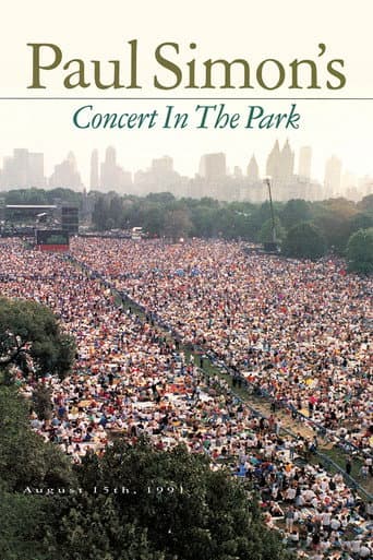Paul Simon's Concert in the Park poster