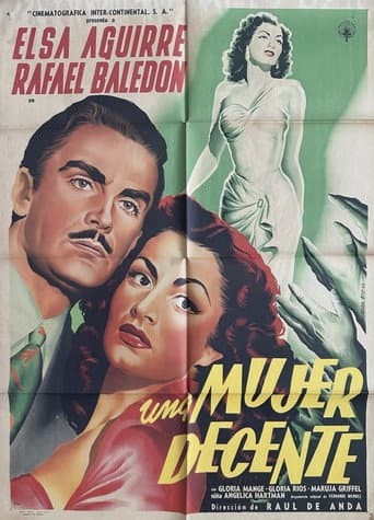 Una mujer decente poster