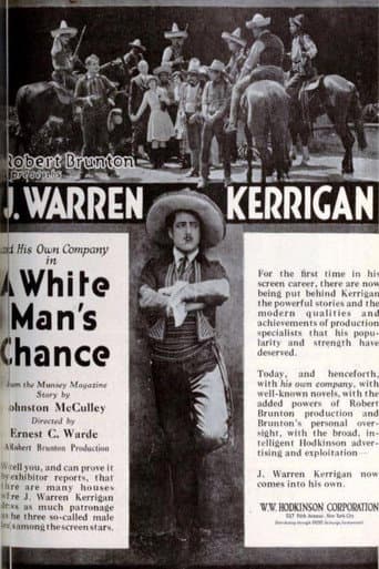 A White Man's Chance poster