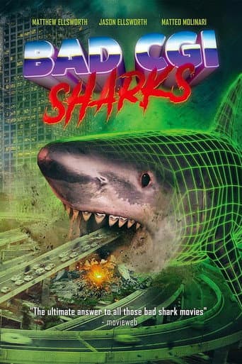 Bad CGI Sharks poster