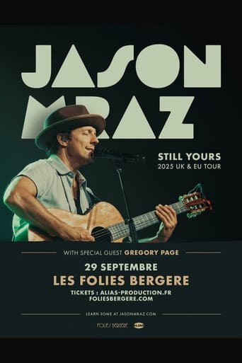 Jason Mraz - Folies Bergère, Paris poster