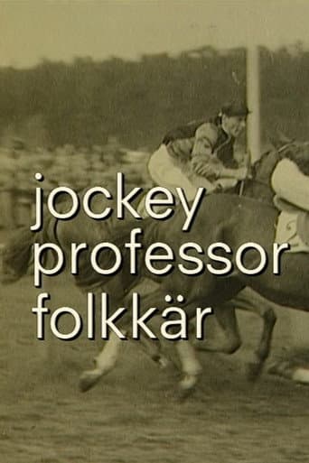 Jockey, professor och folkkär målare poster