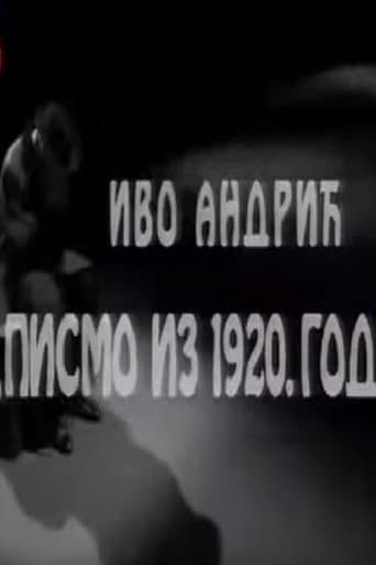 A Letter from 1920 poster