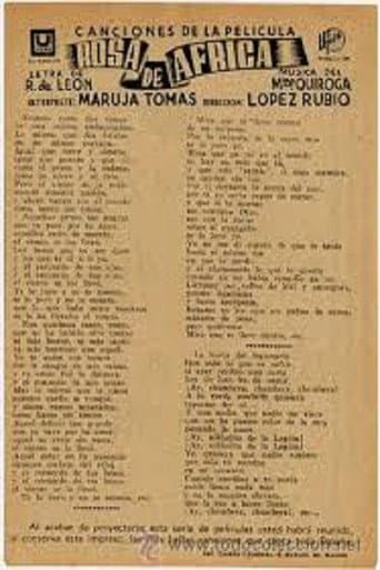 Rosa de África poster