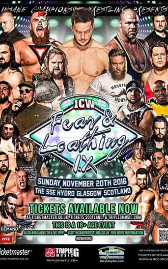 ICW Fear and Loathing IX poster