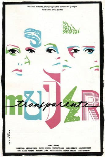Mujer transparente poster