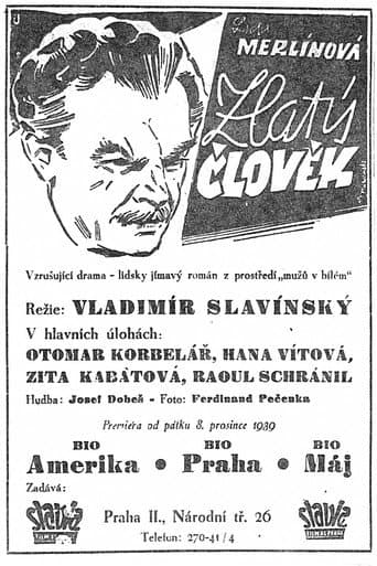 Zlatý člověk poster