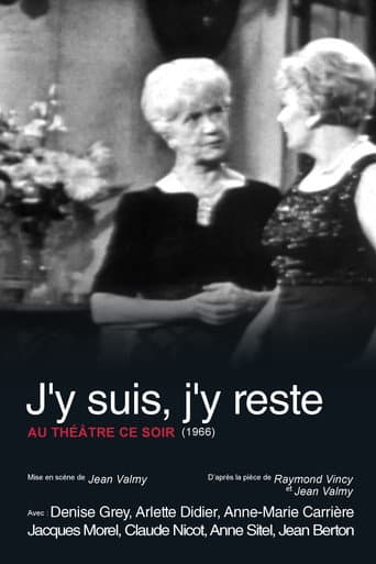J'y suis, j'y reste poster