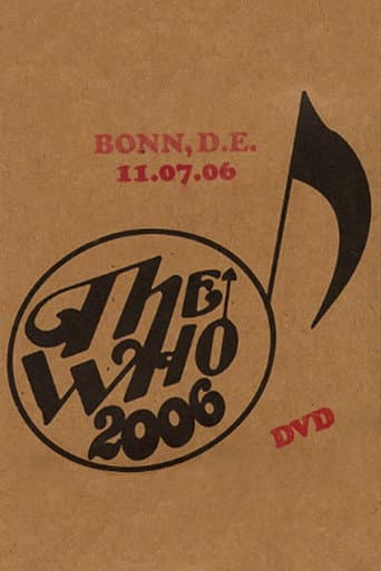 The Who: Bonn 7/11/2006 poster