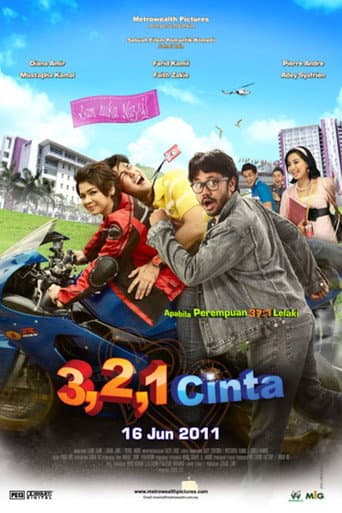 3,2,1 Cinta poster