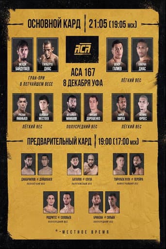 ACA 167: Baydulaev vs. Dias poster