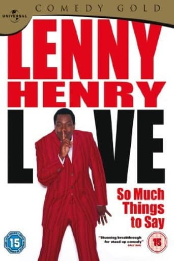Lenny Henry Live - So Much Things To Say poster
