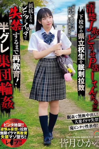 「清楚J系?どうせP活してんだろw」下校中の県立校生を眠剤拉致 抵抗したらビンタとイラマで失禁するまで再教育!半グレ集団輪姦 poster