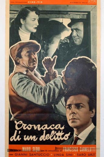 Cronaca di un delitto poster