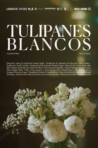 White tulips poster