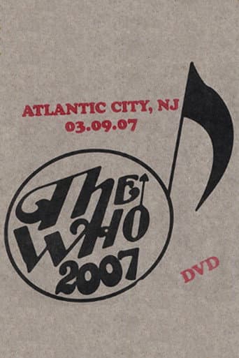 The Who: Atlantic City 3/9/2007 poster
