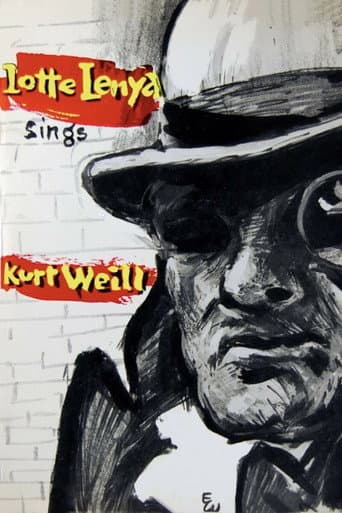 Lotte Lenya Sings Kurt Weill poster