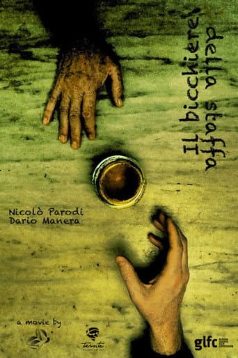 Il bicchiere della staffa poster
