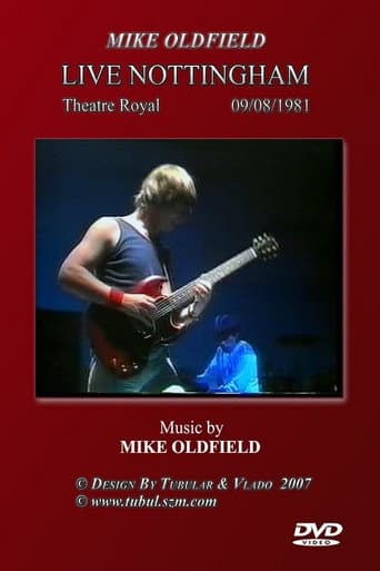 Mike Oldfield - Live in Nottingham poster