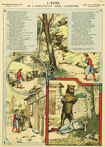 The Bear and the garden Lover poster
