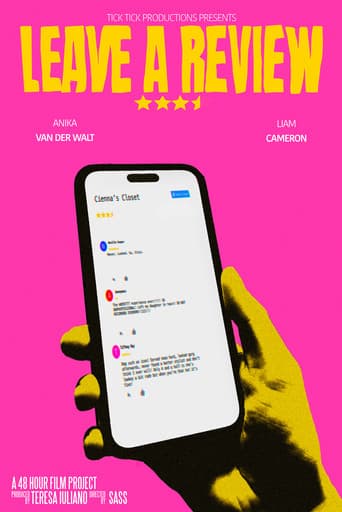 Leave a review poster