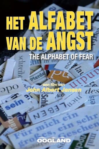 Het alfabet van de angst poster
