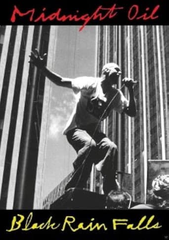 Midnight Oil - Black Rain Falls poster