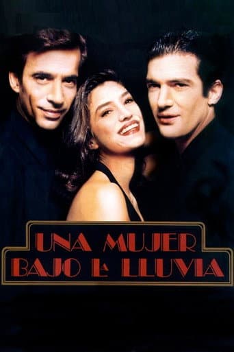 Una mujer bajo la lluvia poster