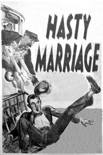 Hasty Marriage poster