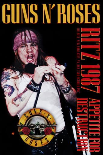 Guns N' Roses Live at The Ritz, NY 1987 poster