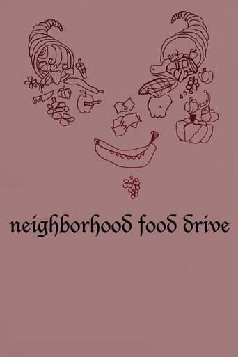 Neighborhood Food Drive poster