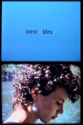 Cœur bleu poster