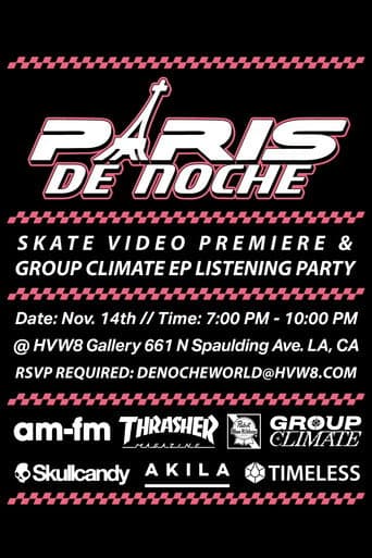 Paris De Noche poster