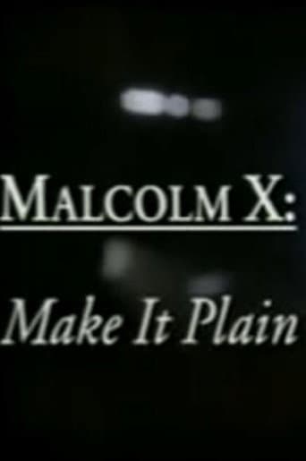 Malcolm X: Make It Plain poster