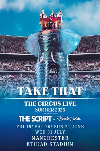 Take That - The Circus Live - Manchester 2026 poster