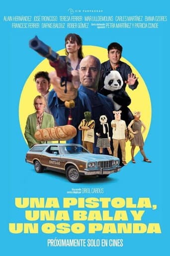 Una pistola, una bala y un oso panda poster