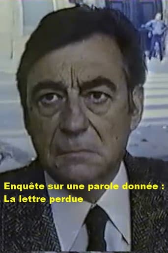 Enquête sur une parole donnée : La lettre perdue poster