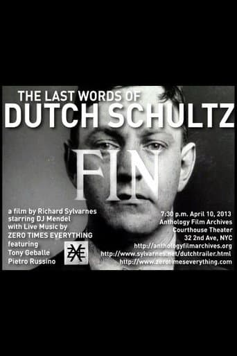 The Last Words of Dutch Schultz poster